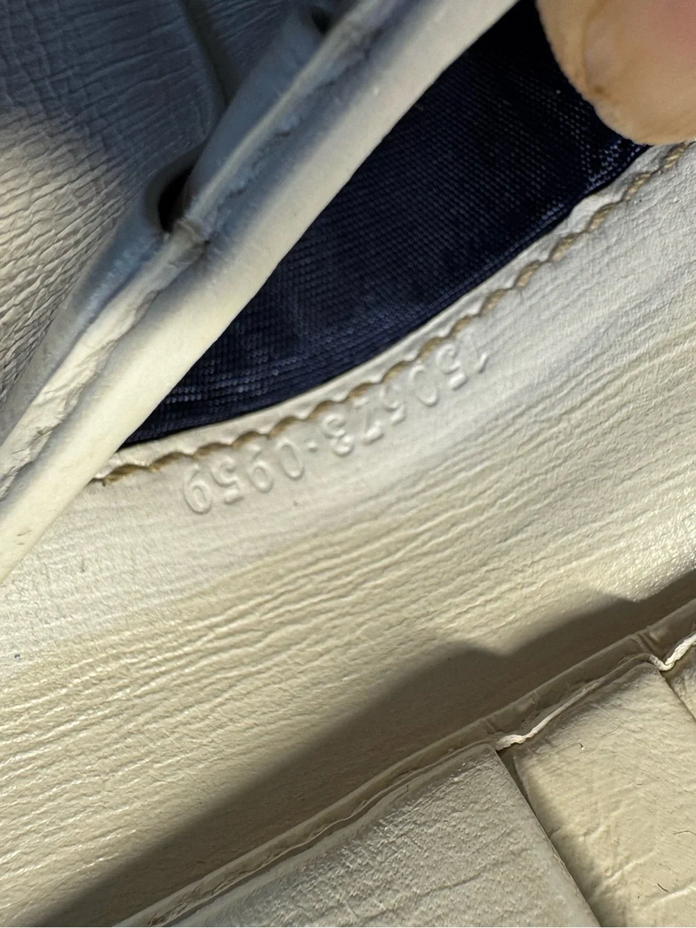 Gucci Vintage Sherry Line French Wallet - Ivory GG Canvas & Stripe w/COA & Dusty - Picture 13 of 14